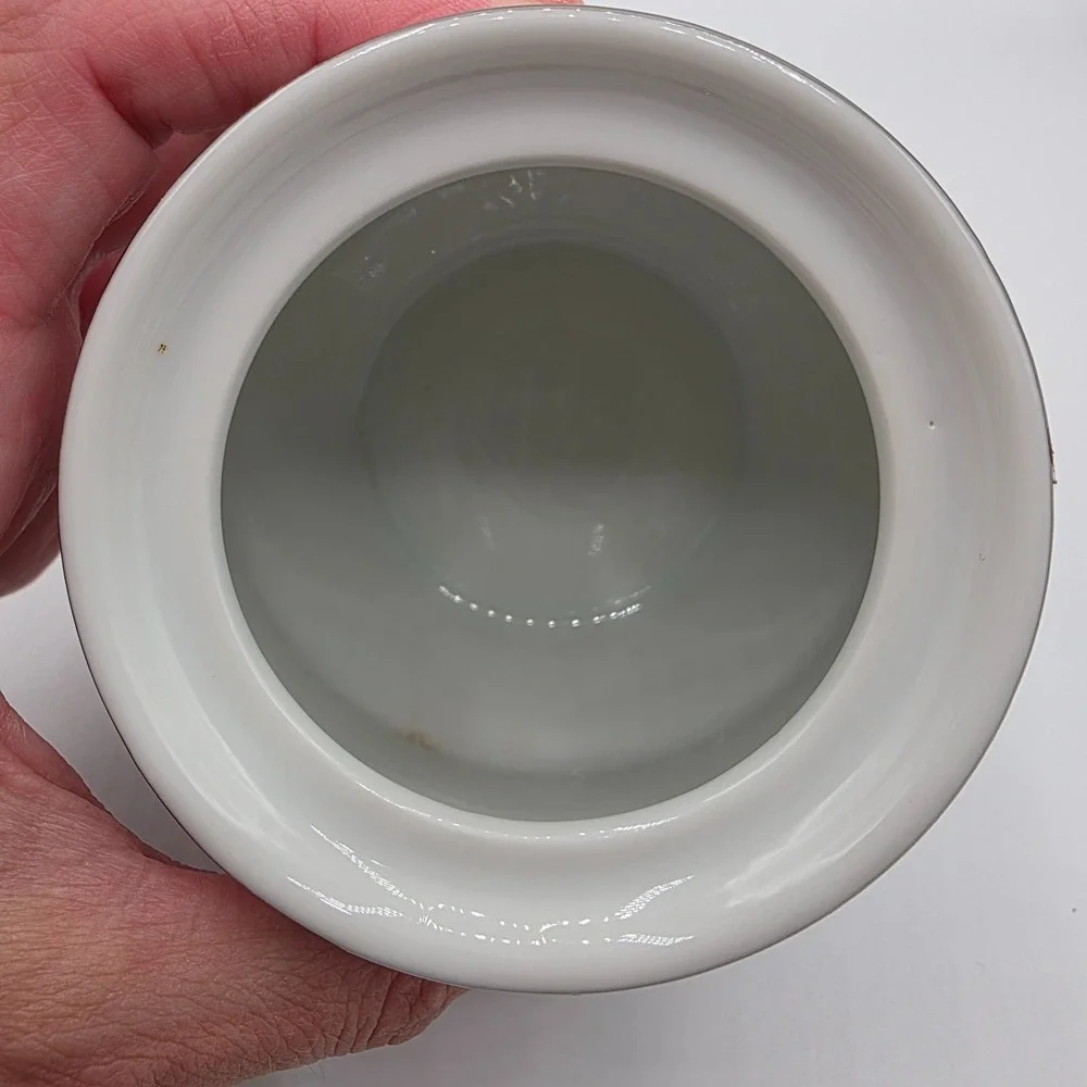 Sheffield Japan White Floral Elegance Porcelain Sugar And Creamer Bowl‎ With Lid